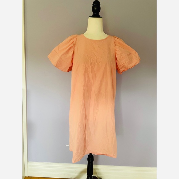 Madewell Fan Sleeve Poplin Mini Dress - Picture 7 of 9